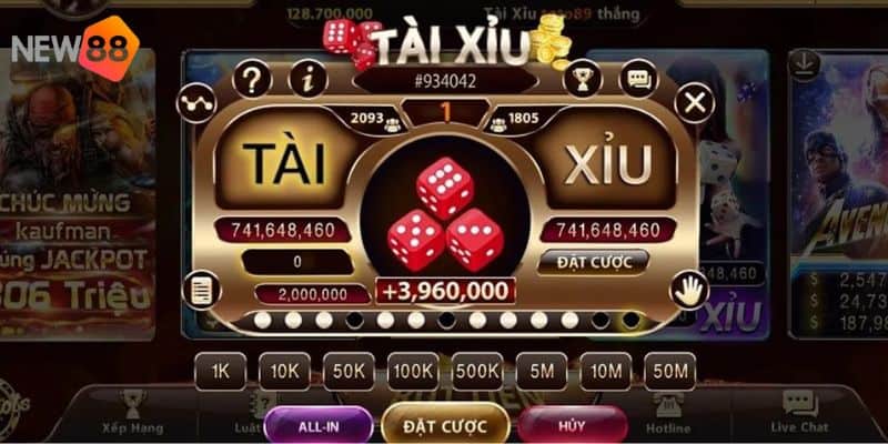 Tài Xỉu New88 - Cơ Hội Kiếm Tiền Đổi Đời Của Giới Cược Thủ 6 Một số mẹo chơi hay nâng cao khả năng giành chiến thắng
