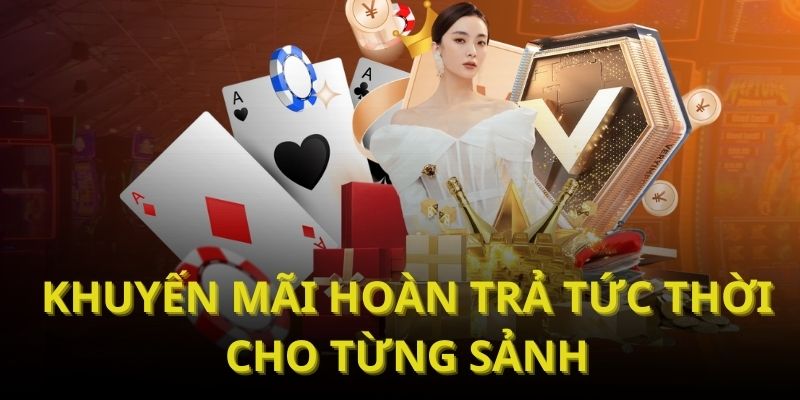 Hoàn Trả Tức Thời - Cơ Hội Nhận Tiền Khủng Không Lo Lỗ Vốn 5 Khuyến mãi hoàn trả tức thời tại New88 cho từng sảnh