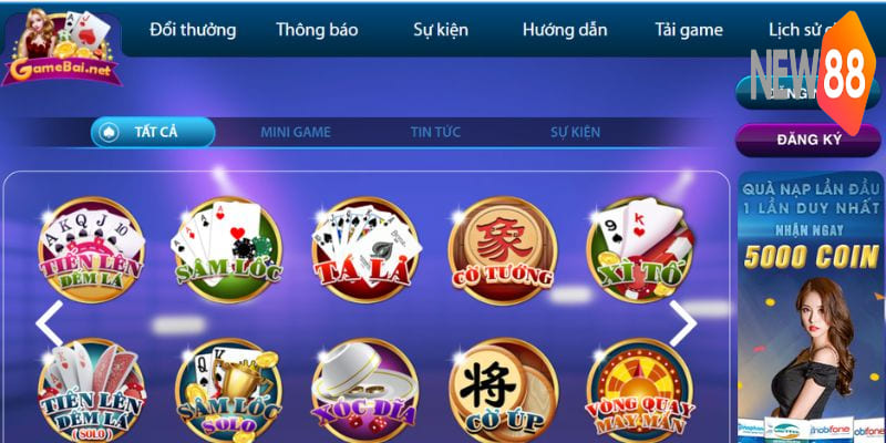 Giới Thiệu Sảnh Game Đánh Bài Đổi Thưởng Rút Tiền Mặt 5 Game bài đổi thưởng tiền mặt uy tín