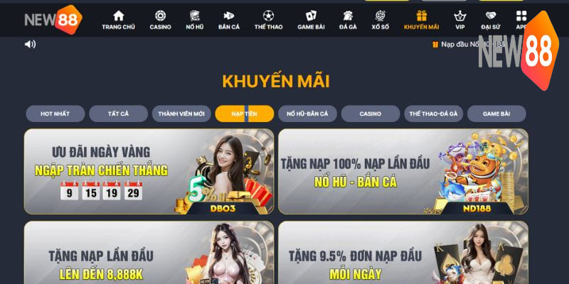 Phát 100 Tỷ Lì Xì Mỗi Ngày Cho Hội Viên Tại New88 4 Chương trình phát thưởng 100 tỷ lì xì mỗi ngày tại New88