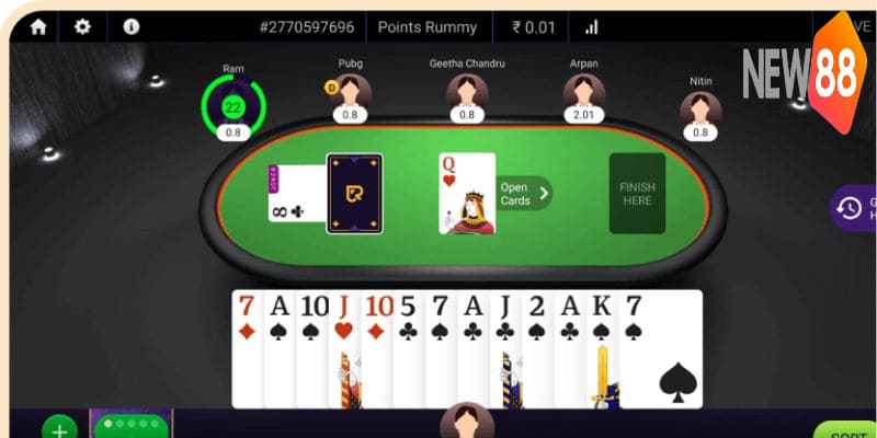 Three Card Rummy - Tựa Game Bài Cực Hot Thời Gian Gần Đây 6 Quy tắc được cập nhật trong trò chơi Three Card Rummy