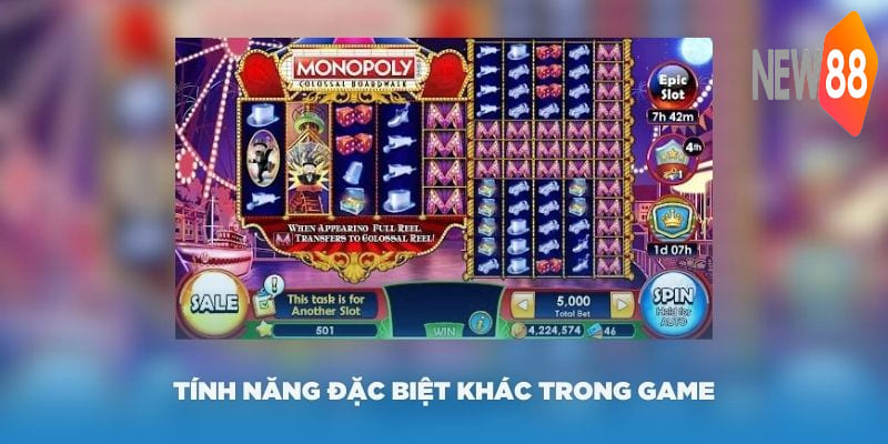 Monopoly Slot Puper Bomb – Tựa Game Nổ Hũ Hấp Dẫn 8 Các tính năng đặc biệt khác trong game mà bạn nên biết