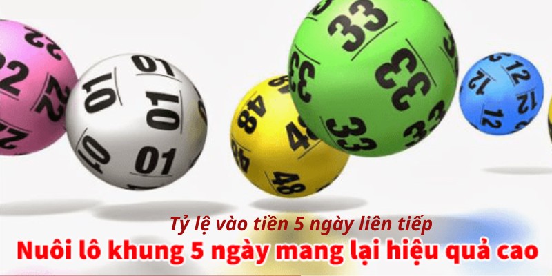 5 Cách Nuôi Lô Khung 5 Ngày Hiệu Quả Từ Cao Thủ Chốt Số 6 Tỷ lệ vào tiền chắc thắng khi đánh lô khung 5 ngày