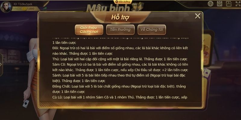 Bật Mí Cách Tính Chi Mậu Binh - Chinh Phục Mọi Thử Thách 6 Quân A cùng cách tính chi biến hóa trong mậu binh
